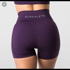 Alphalete purple noir size small